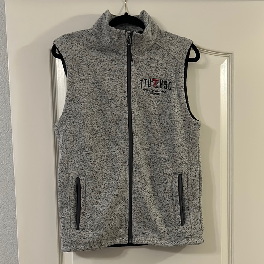 TTU HSC Gray Fleece Vest